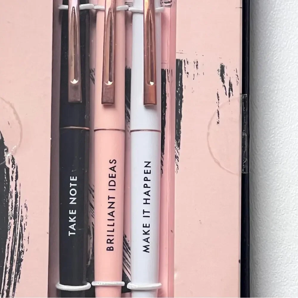 FRINGE Three Pack Stylo Ensemble Motivational Inspirational  Pen SET